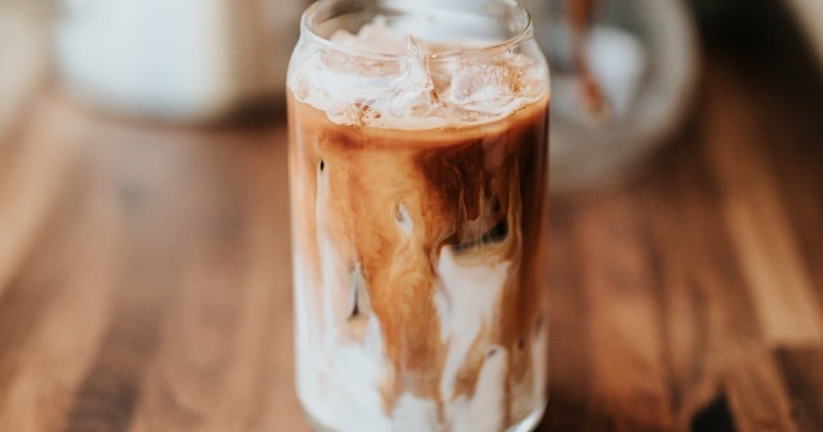 Water being poured for coffee brewing